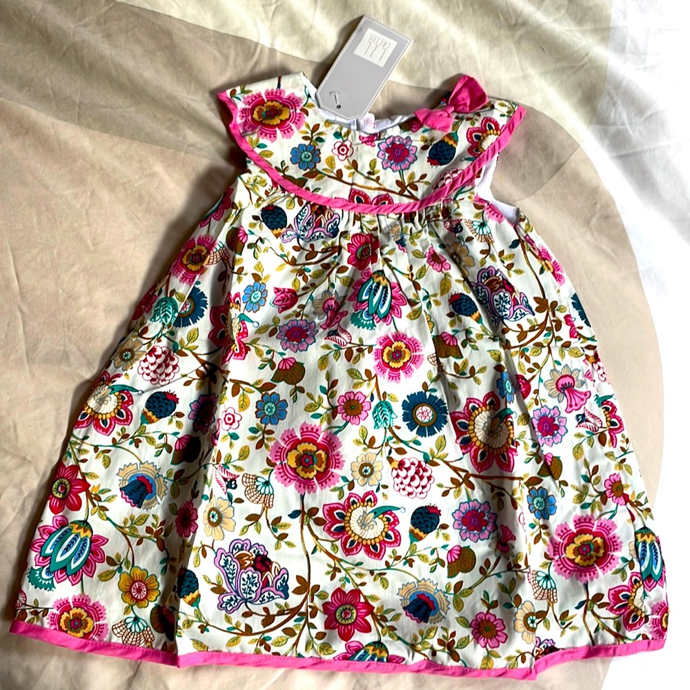 NWT pink floral swing dress for 2 year old